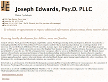 Tablet Screenshot of drjoeedwards.com